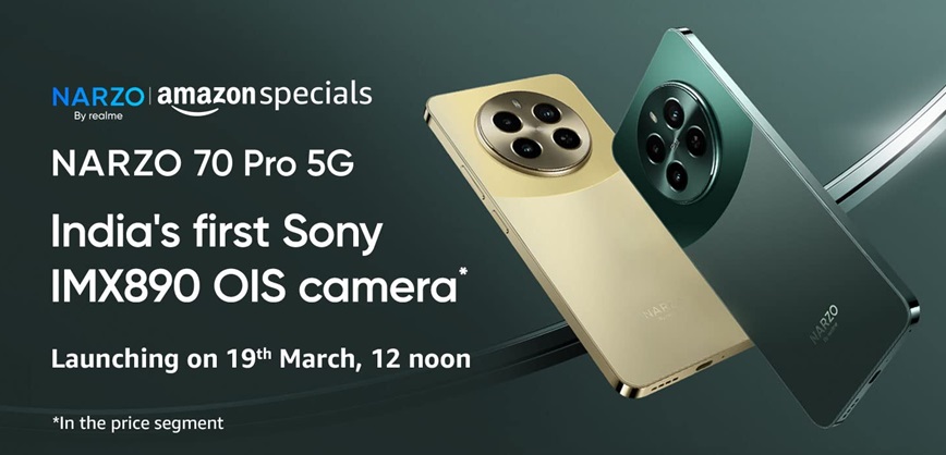 India Desire : Buy Realme Narzo 70 Pro 5G At Rs 14040 From Amazon (Regular Price Rs 15999)